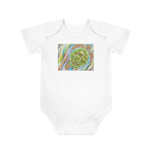 Load image into Gallery viewer, Baby Turtle Short Sleeve Bodysuit
