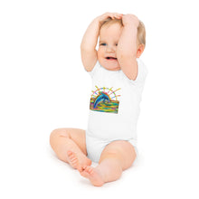 Load image into Gallery viewer, Baby Dolphin Short Sleeve Bodysuit
